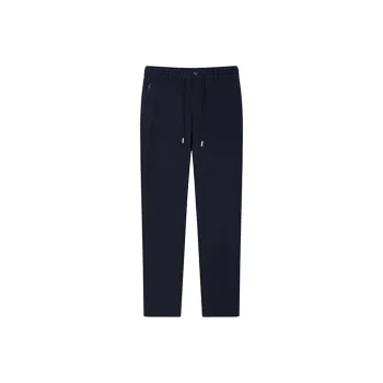 DAVID NAMAN Casual Pants Men's Navy Blue
