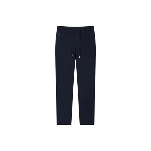 DAVID NAMAN Casual Pants Men's Navy Blue
