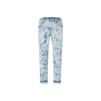Smiley X Lee Jeans Men Light Blue