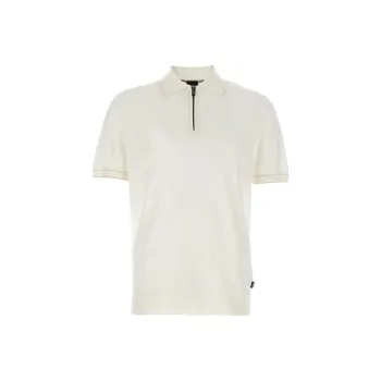 HUGO BOSS Jiovanotto Zip up Short sleeve Polo Shirt