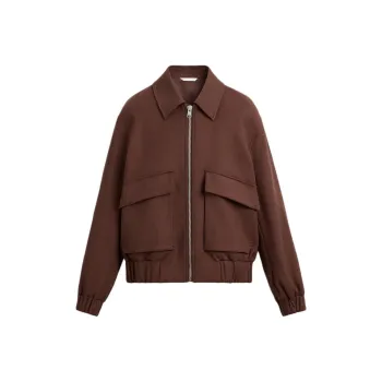 ZARA Jackets Coats Men's Burgundy
