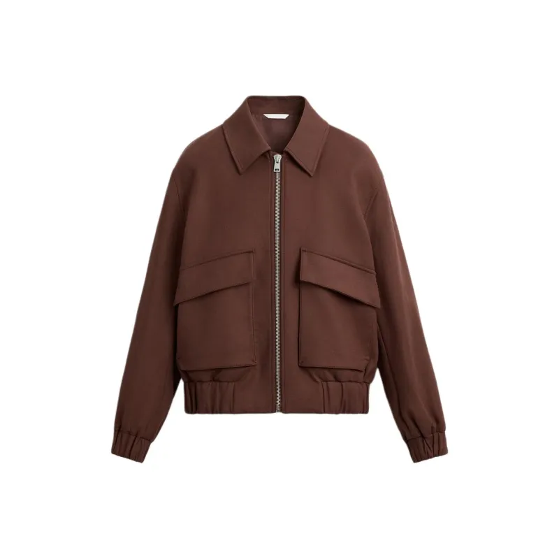 ZARA Jackets Coats Men's Burgundy-0