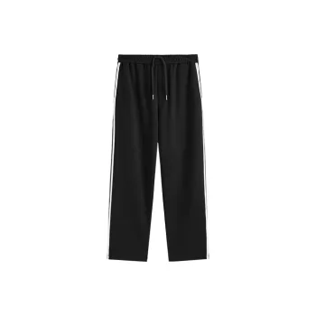 PEACEBIRD MEN x Everlast Casual Pants Unisex Black