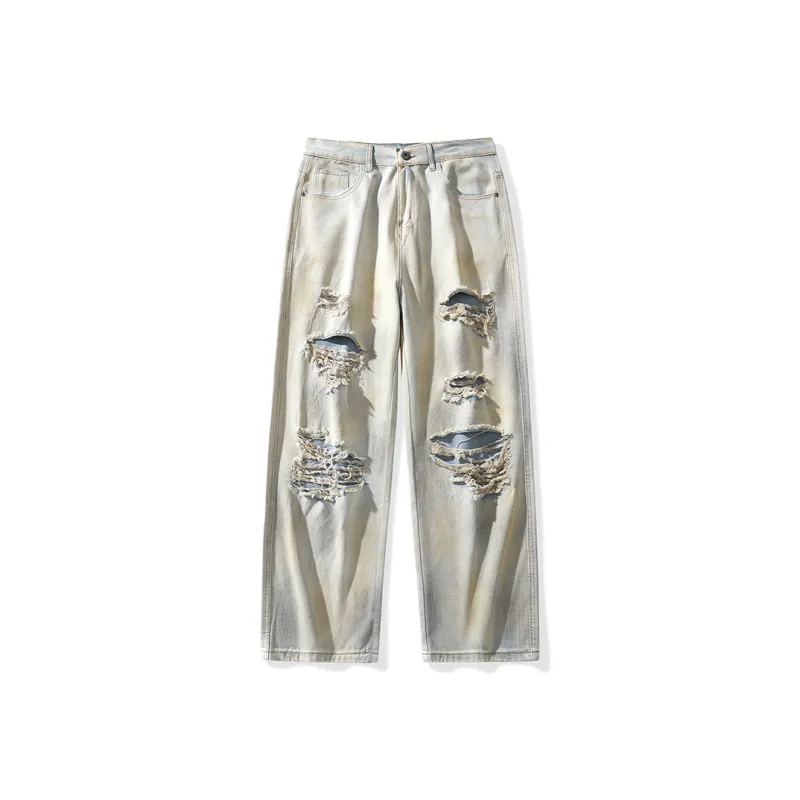 KFKU Jeans Unisex Yellow Mud-0