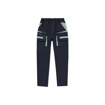 BURTON AIZAWA Spring And Summer Outdoor Collection Knitted Sweatpants Men Black