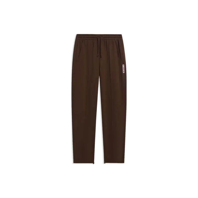 LiNing Badfive Knitted Sports Pants Men's Earth Umber-0