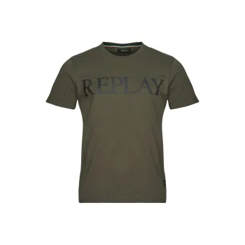 REPLAY T Shirt Men's Khaki Green