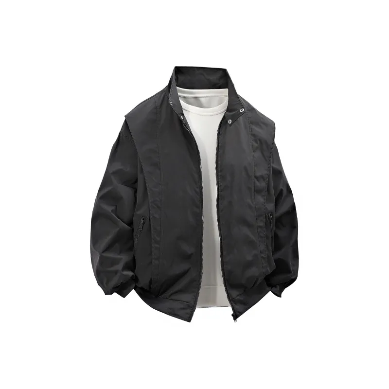 Fakeyoung Jackets Coats Unisex Gray-0