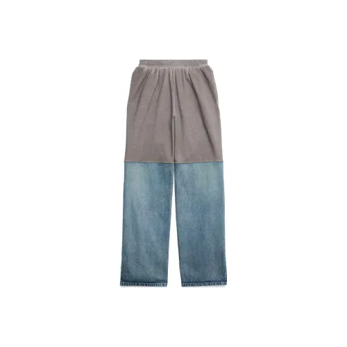 Balenciaga SS23 Knitted Sports Pants Loose Fit Style Men's Blue