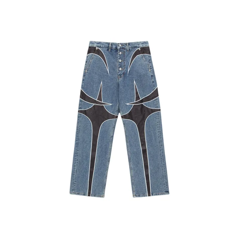 THUG CLUB Jeans Men Blue-0