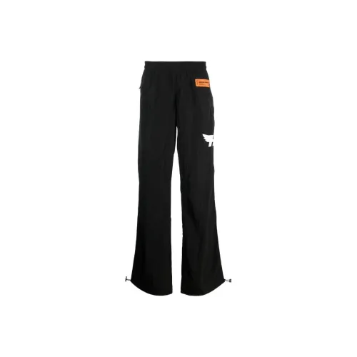 HERON PRESTON Knitted Sweatpants Men Black