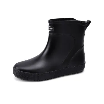 LONGYING Rain Boots Men