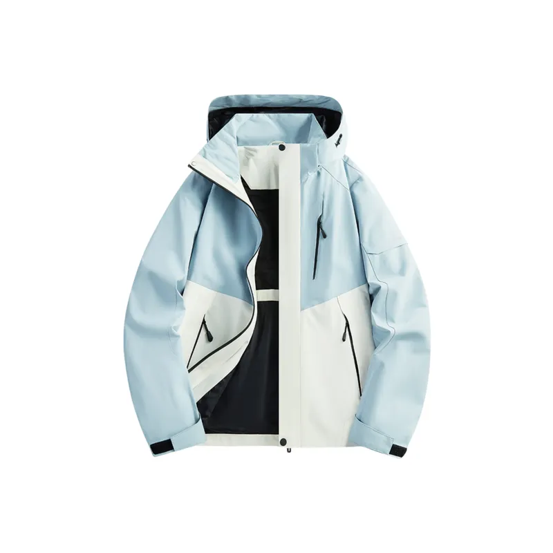 Mulinsen Jackets Coats Unisex Ivory White-Fruit Green-5