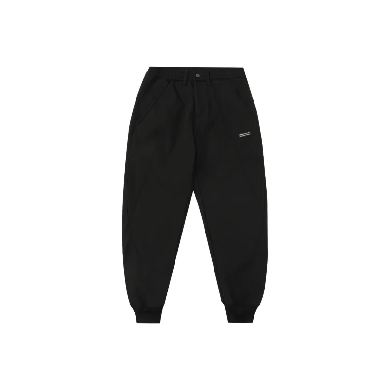 LUJIAMEN Knitted Sweatpants Men Black Choose According To Size Chart-0