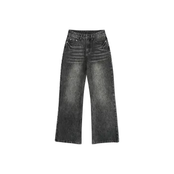 Ghost Mask Jeans Unisex Black Gray Color
