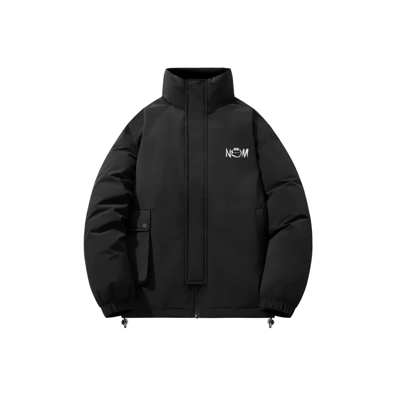 SESAME STREET Down Jacket Unisex Black-0