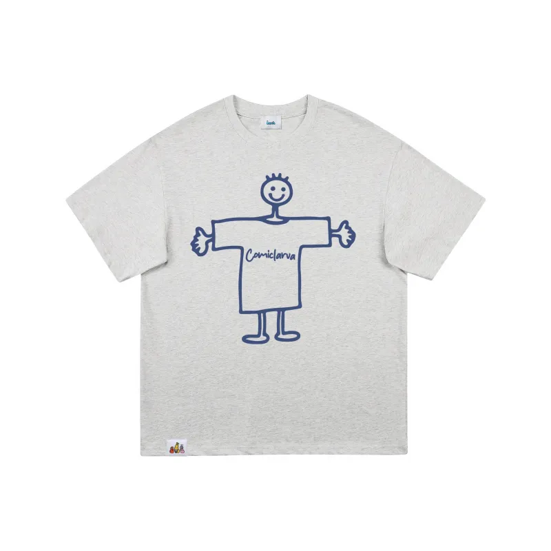 COMIC LARVA T Shirts Unisex-16