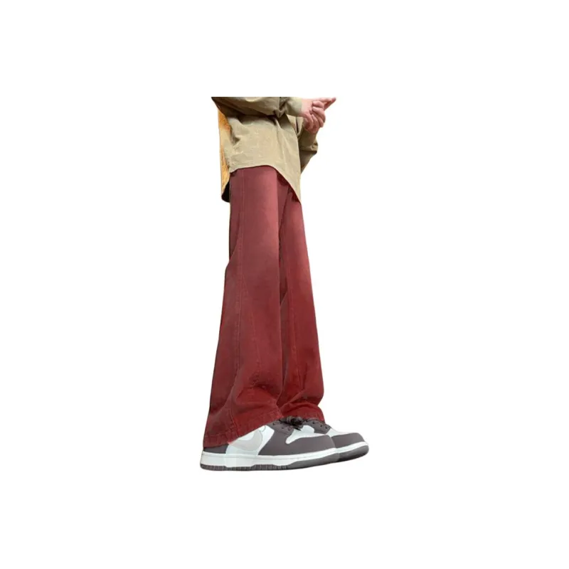 TREK&TRAVEL Jeans Unisex Red-0