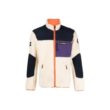 Napapijri Panelled Fleece Jacket