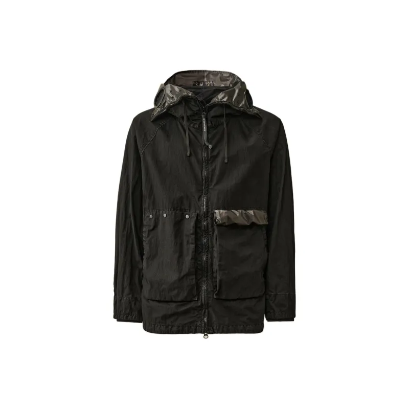C.P.Company Zipped Goggle detail Hoodie Jacket-0