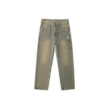 JASONWOOD Cowboy On The Run Jeans Unisex Washed Yellow Mud