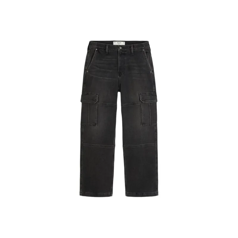 Hollister Jeans Men's Washed To Black-0