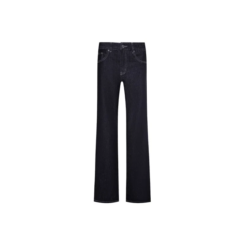 COOLALPACA Loose Fit Wide Leg Jeans Unisex Black-5