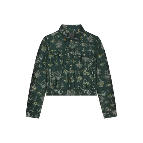 GIVENCHY SS24 Jackets Coats Men's Dark Green
