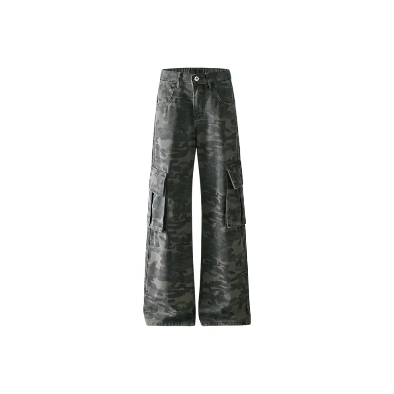 SONGS ALONG Jeans Unisex Camouflage-0