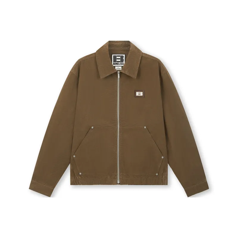 BONELESS Jackets & Coats Unisex Light Brown-0