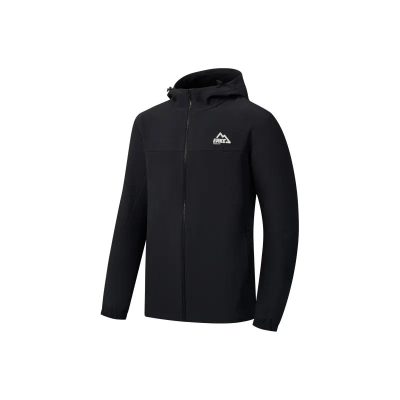Erke Jackets Unisex Jet Black-0