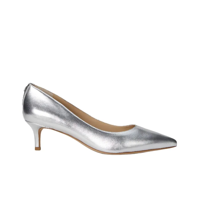 Polo Ralph Lauren Adrienne Slim Heel High Heels 5cm Women's Silver-1