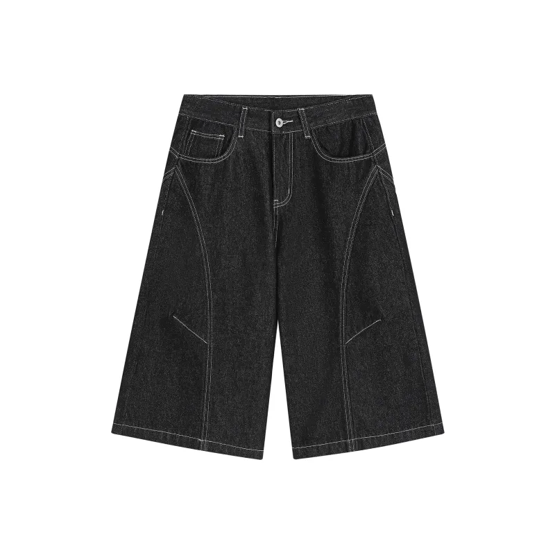 Pepe The Frog Denim Shorts Unisex Original Denim Black-1