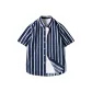 Dark Blue White Stripes