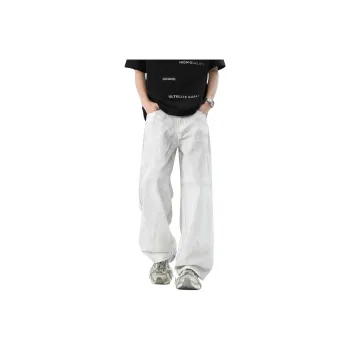 ADOONGA Jeans Unisex White