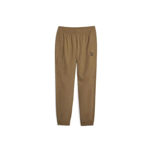 PUMA CLASSICS UTILITY Cargo Pants Woven Knitted Sports Pants Men's Coffee