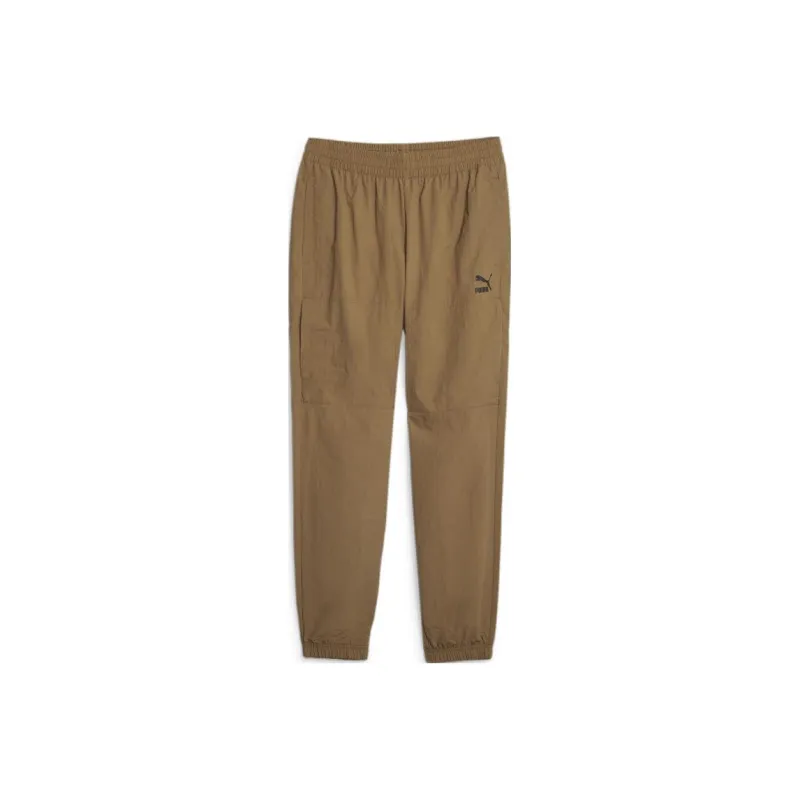 PUMA CLASSICS UTILITY Cargo Pants Woven Knitted Sports Pants Men's Coffee-0