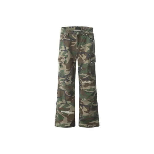 Tommy Hilfiger long biker boots Black Camouflage