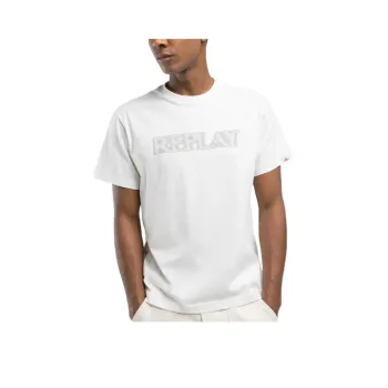 REPLAY T Shirts Men White
