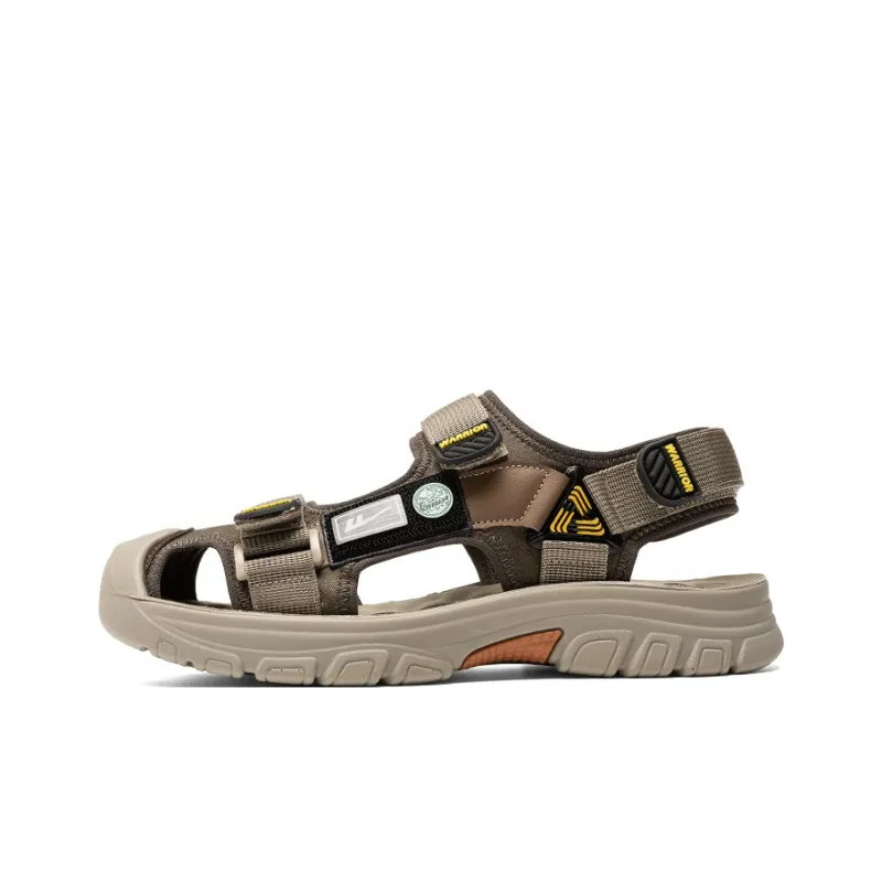 Warrior Beach Sandals Men's Khaki Brown-0
