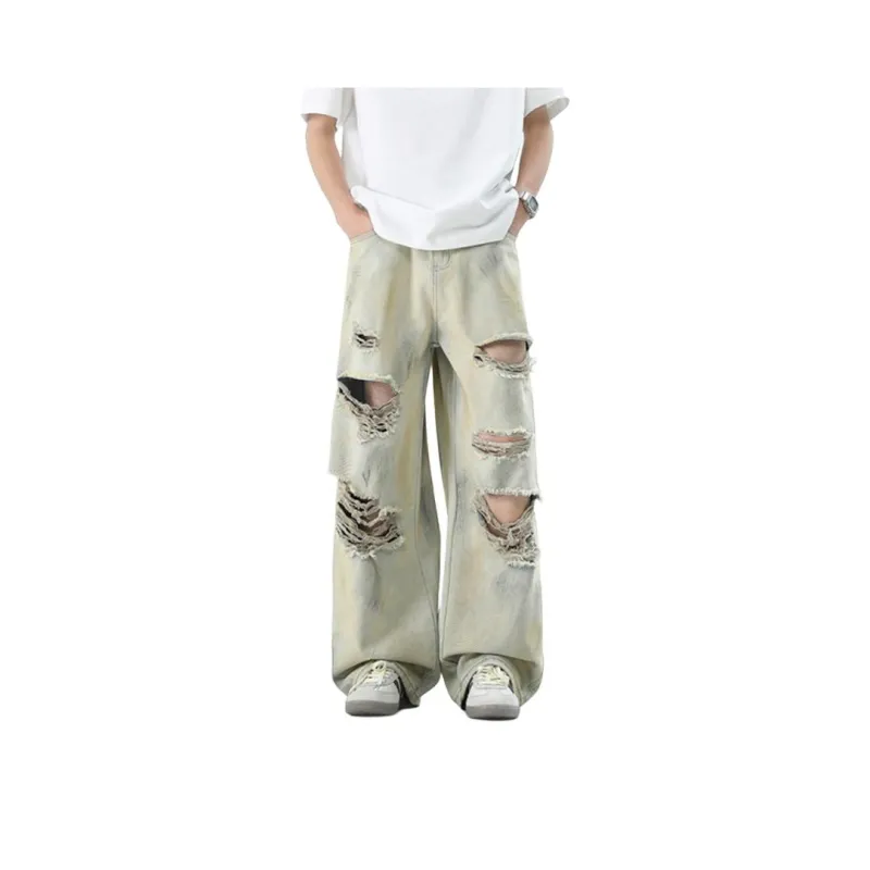 ADOONGA Jeans Unisex Yellow Mud-0