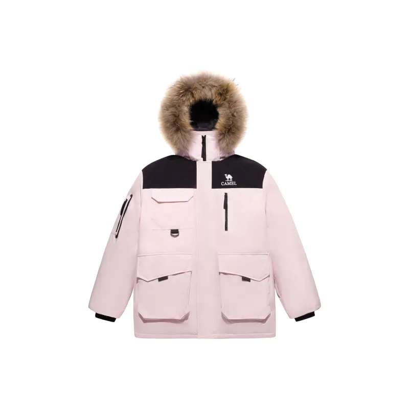 CAMEL Warm Fleece Series Down Jacket Unisex-6
