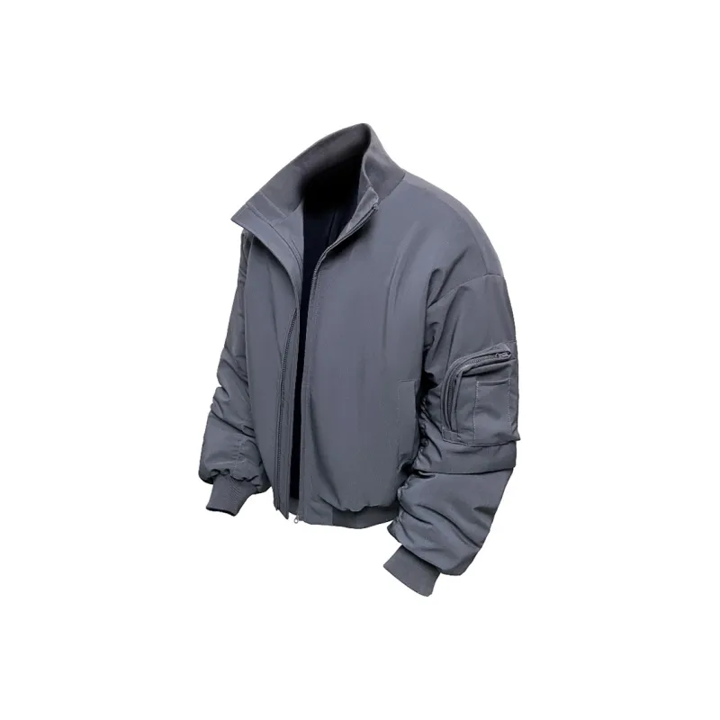 HOZZS Jackets Coats Unisex Black-9