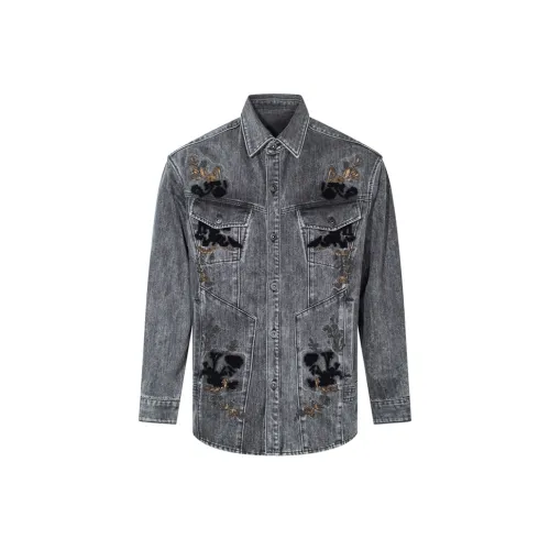 ANDREW MACKENZIE Jackets Coats Men's Gray