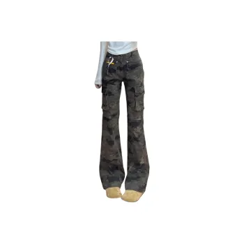 XIDELONG Jeans Unisex Camouflage