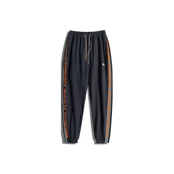 Monster Guardians Knitted Sweatpants Men Black Black
