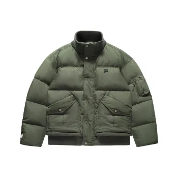 FILA FUSION FILA FUSION X Down Jacket Men's Avocado Skin Dark Green