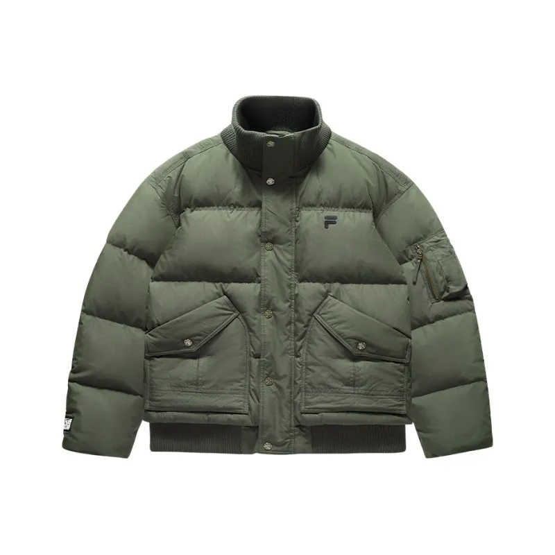 FILA FUSION FILA FUSION X Down Jacket Men's Avocado Skin Dark Green-0