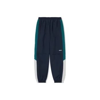 Nerdy Knitted Sweatpants Unisex Navy Blue
