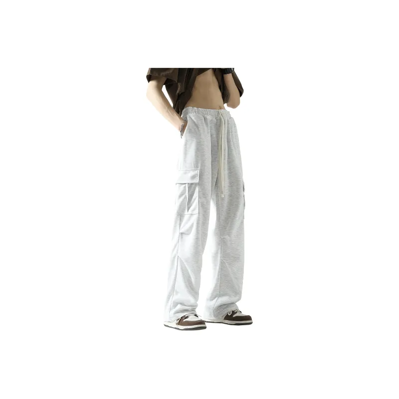 ELNHEN Cargo Pants Unisex Purple-11
